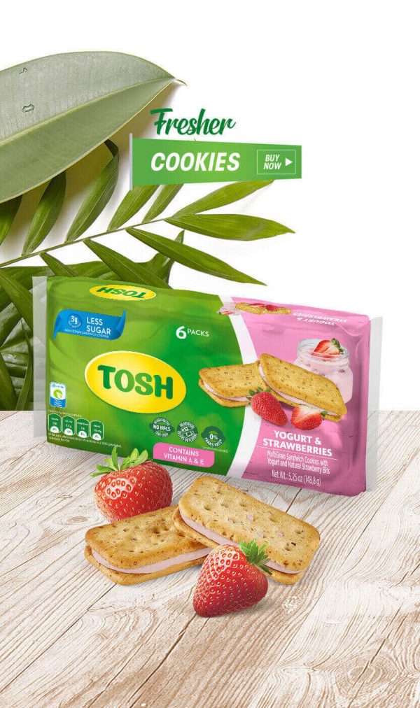 healthy and delicious Tosh sandwich cookies