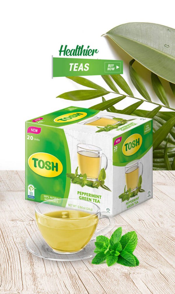 healthy and delicious Tosh tea package