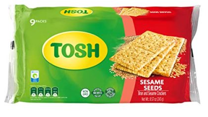 Tosh sesame crackers package