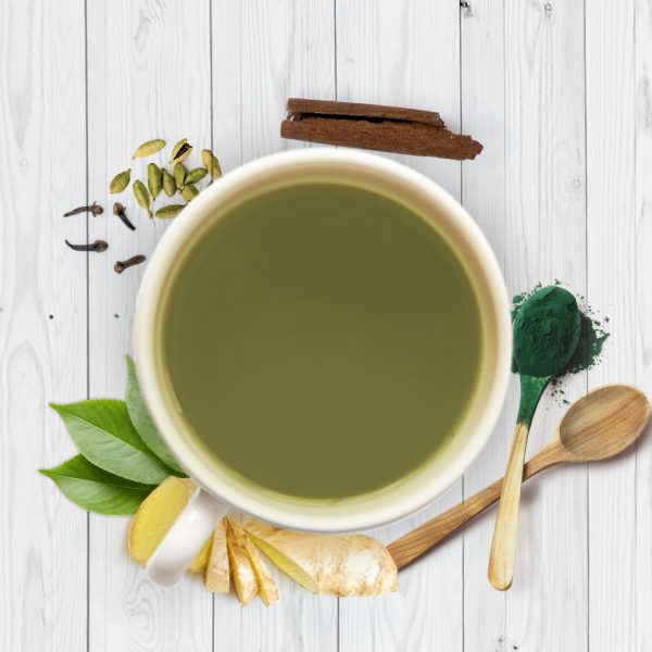 Green Tea & Spirulina Herbal TeaGreen Tea & Spirulina Herbal Tea